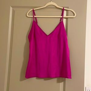 Fuschia top. Great under a jacket for work or on its own for going out! Zara M